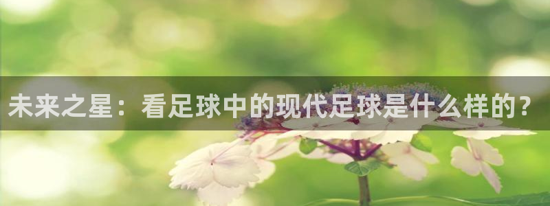 未来之星：看足球中的现代足球是什么样的？